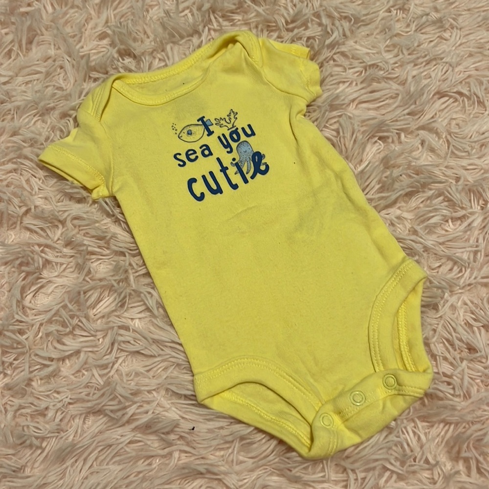 I Sea You Cutie onesie